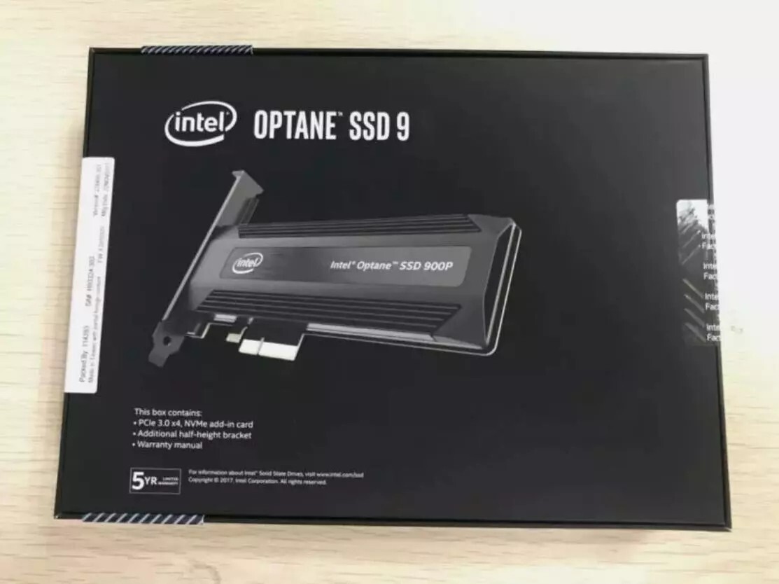 New 900P Intel 280GB PCIE SSD 9 OTANE SSDSPED1D280GASX AIC/HHHHL 10DWPD/5,11PBW