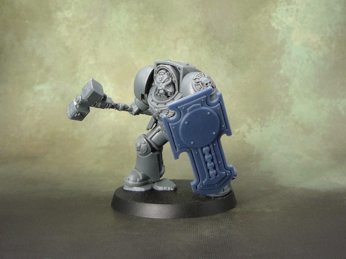 Exterminator Tower Shield Skull   - compatible with 40k terminator Storm