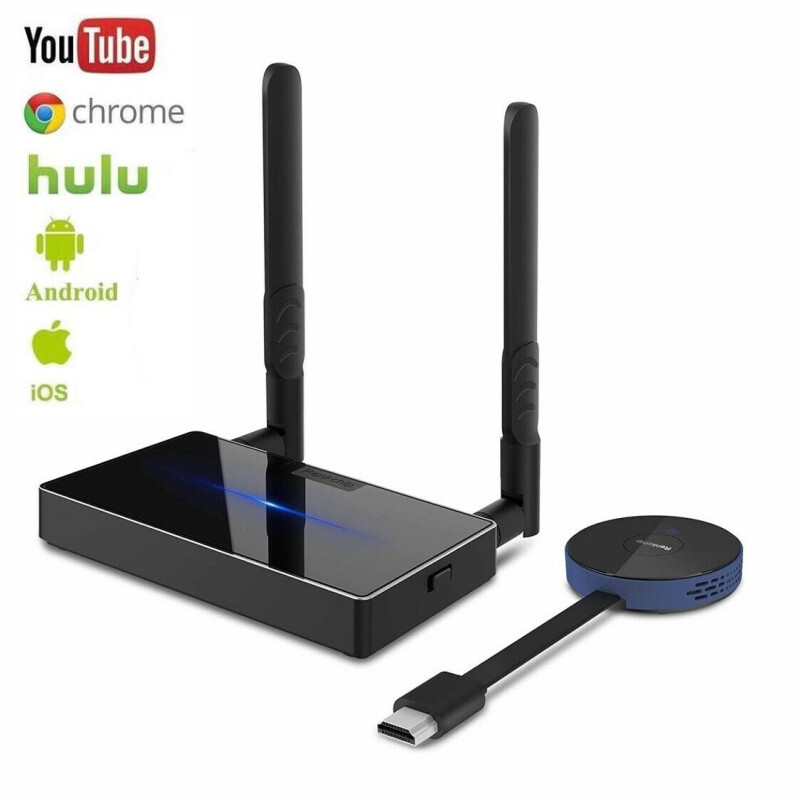 Wireless HDMI Transmitter and Receiver Kits HD 4K For Video/Audio/PC Streaming