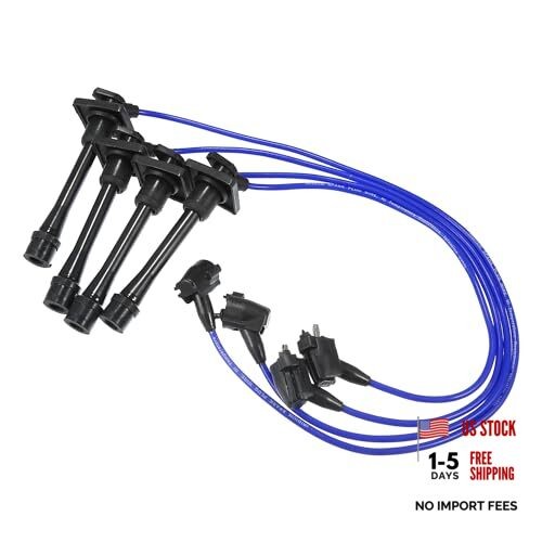 Car Spark Plug Coil Wires Ignition Coil Harness Cable 5mm Fit for Toyota