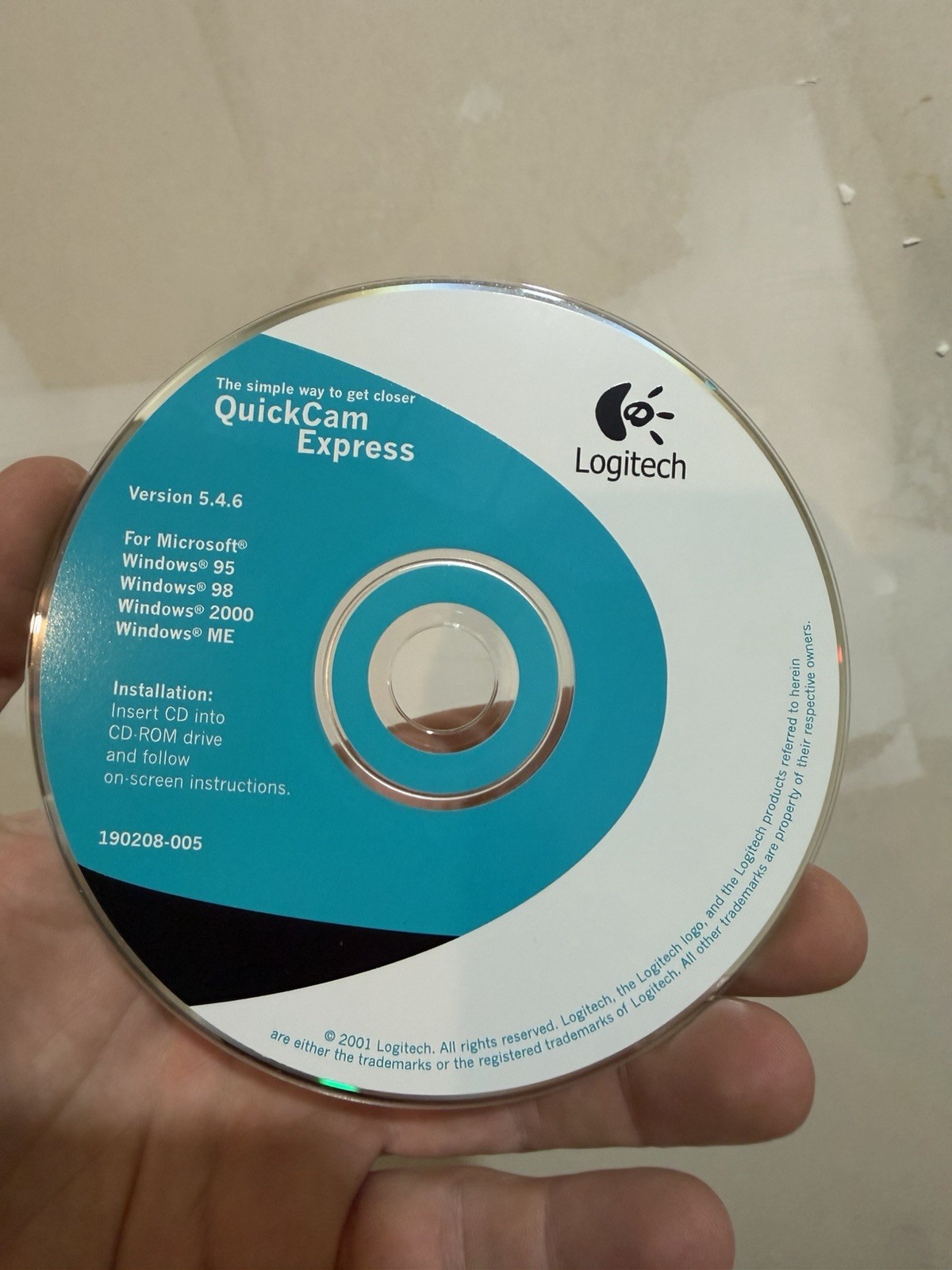 Logitech QuickCam Express Internet Video Camera Version 5.4.6 *DISC AND MANUAL**