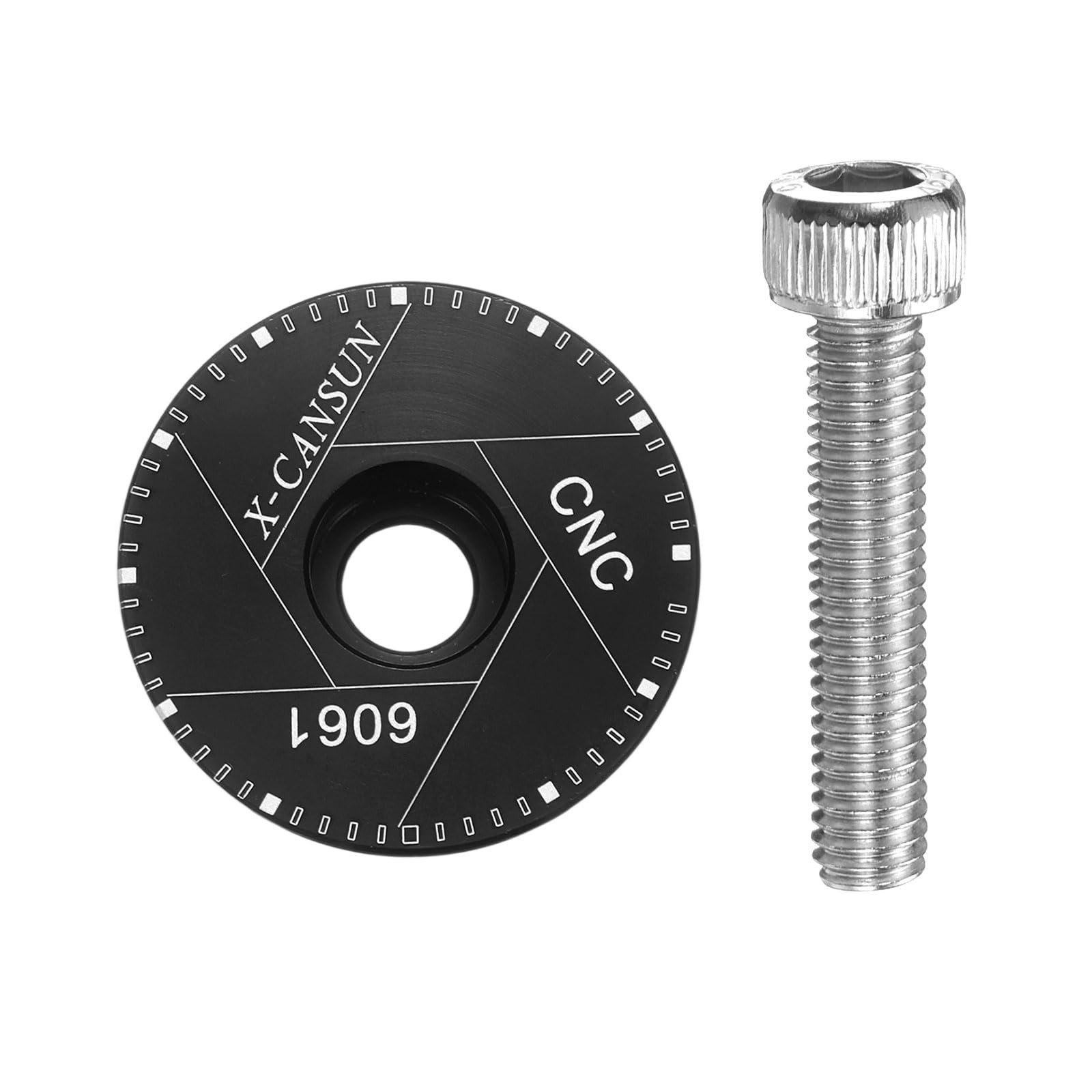 Bicycle Headset Stem Top Cap Aluminum Alloy Small Threaded Headset Cover
