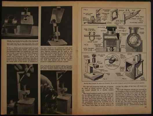 Projecting MICROSCOPE 1943 HowTo Make PLANS Science Fair