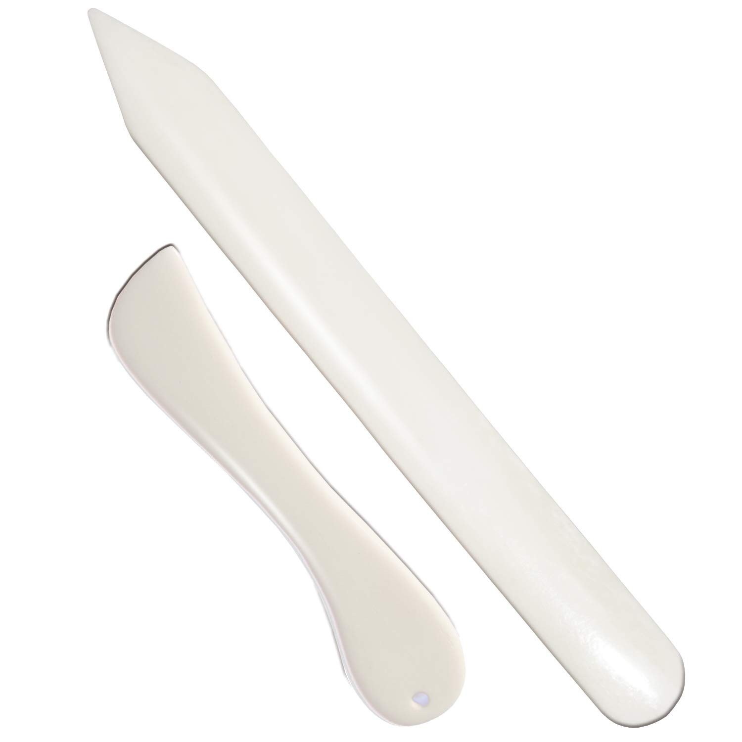 VENCINK 8 inch Genuine Bone Folder and Curved Paper Creaser Tool | Paper Crea...