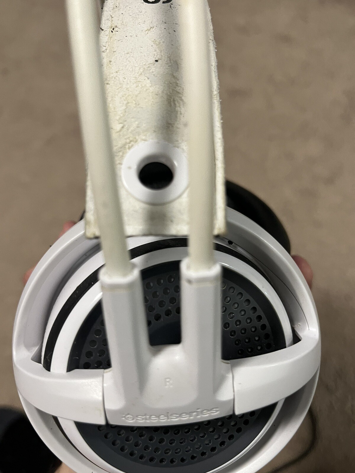 Steelseries Siberia 350 wired Headphones White Tested Works