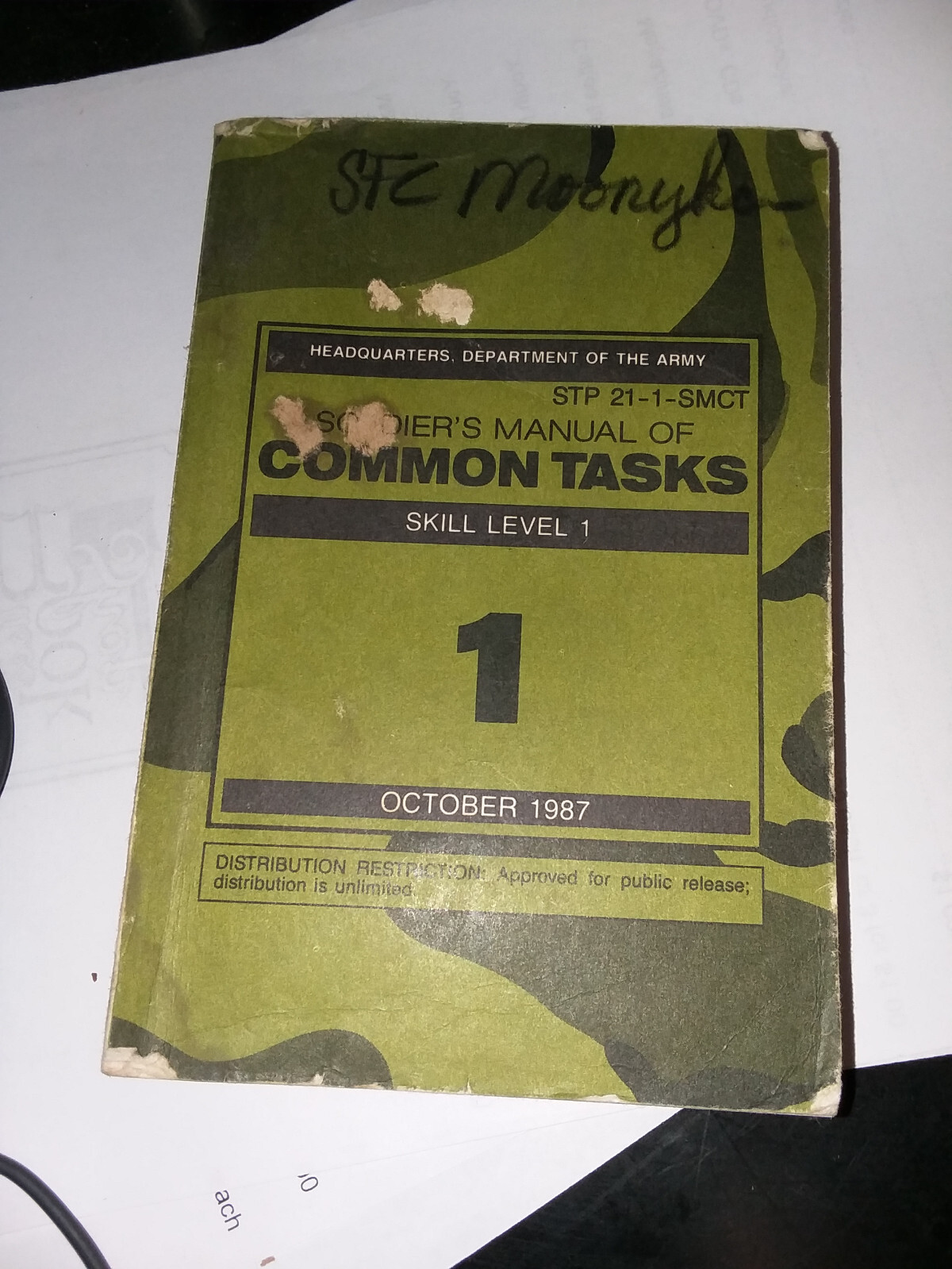 Soldier's Manual of Common Tasks