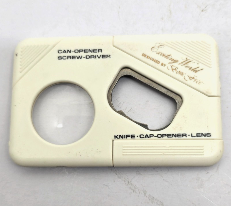 Exciting World Advertising Multi-Tool Opener, Screwdriver, Knife, Magnifier