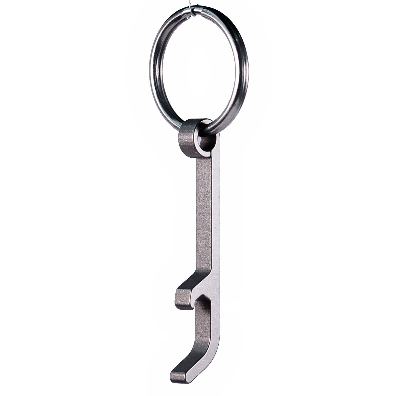 Xthel Ultra-Lightweight Titanium Keychain Bottle Opener with Key Ring | Rust-...