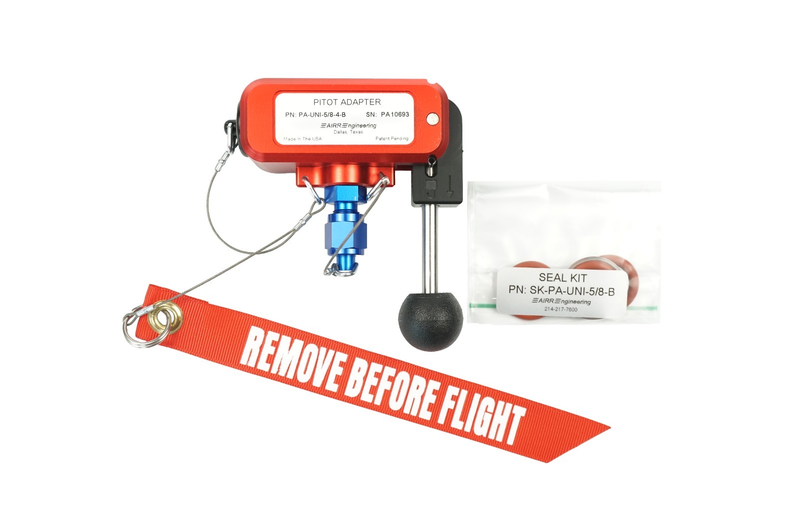 Universal 5/8" Pitot Adapter Static Air Data Test
