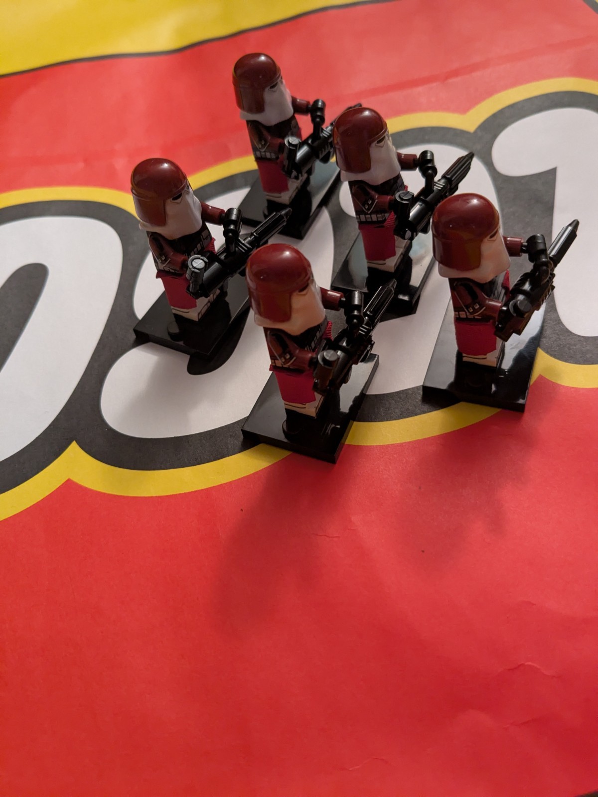 Quantity 5x Custom Lego Galactic Marine Clone Trooper 21st Nova Corps.