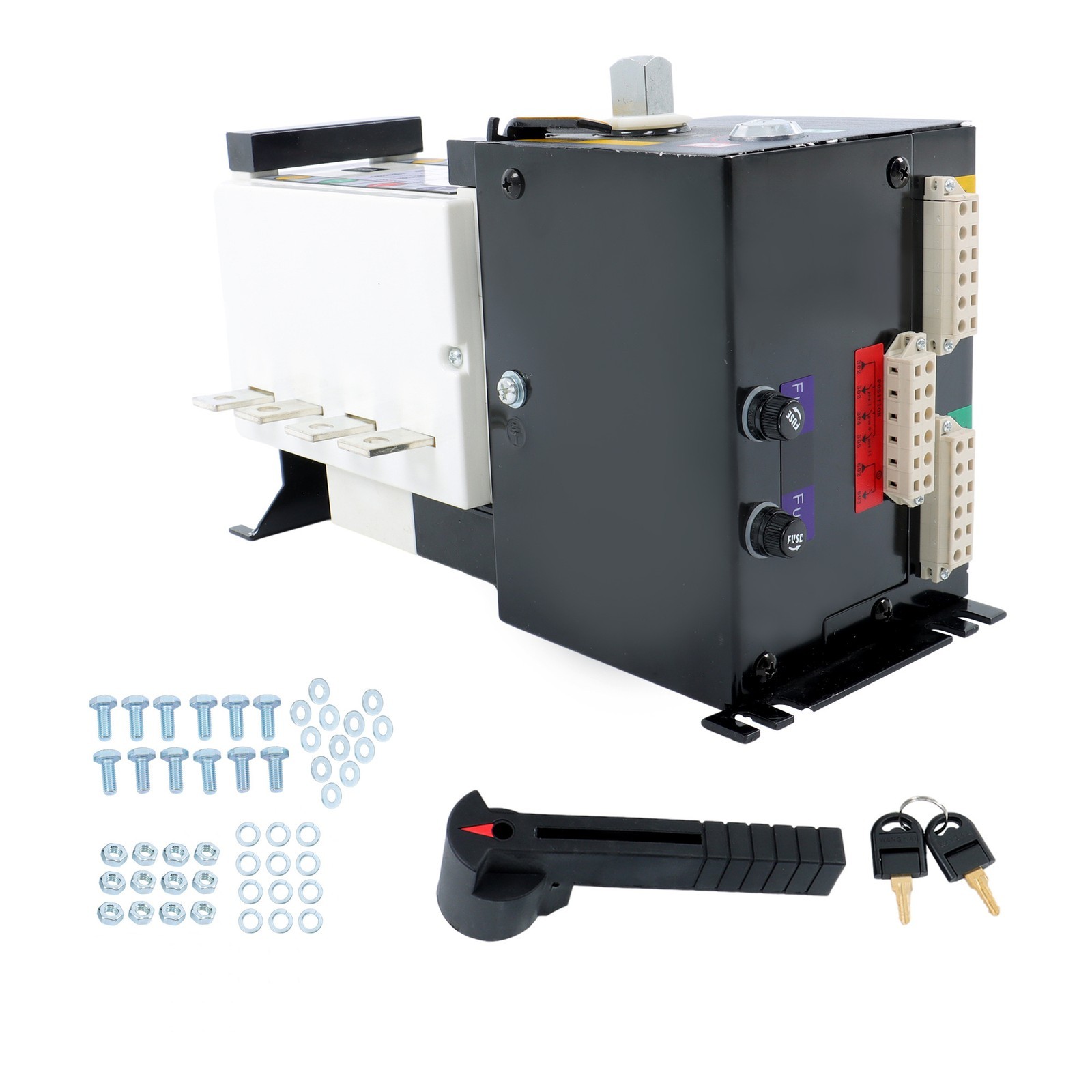 Generator Industrial Automatic Transfer Switch 160A 4P ATS 110/220V Grid To AC
