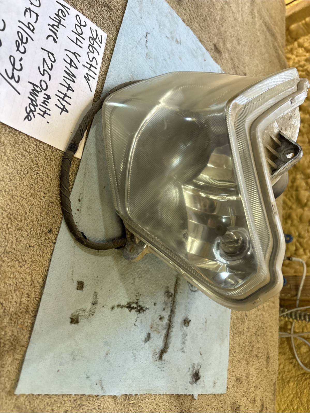 2014 Yamaha Venture PZ 50 Front Headlight Assembly 366