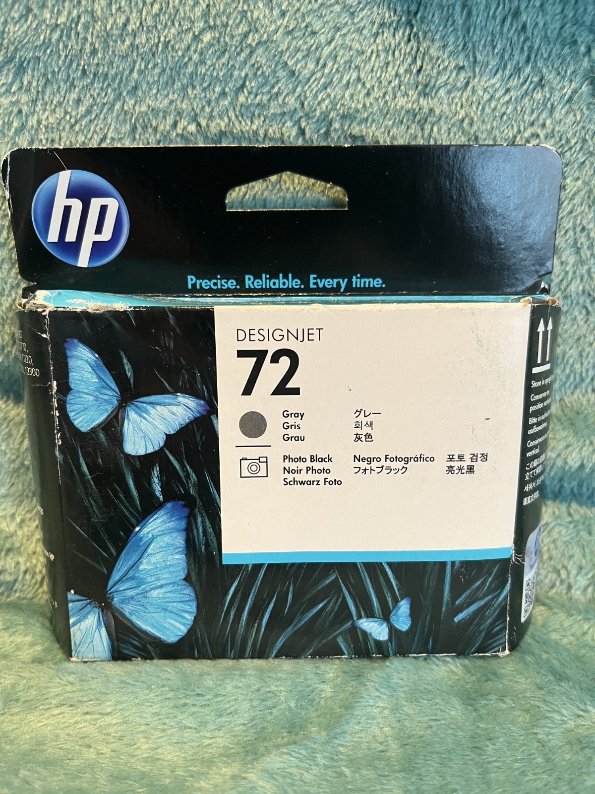 Genuine Genuine HP 72 Printhead Gray / Photo Black C9380A Date: December 2019