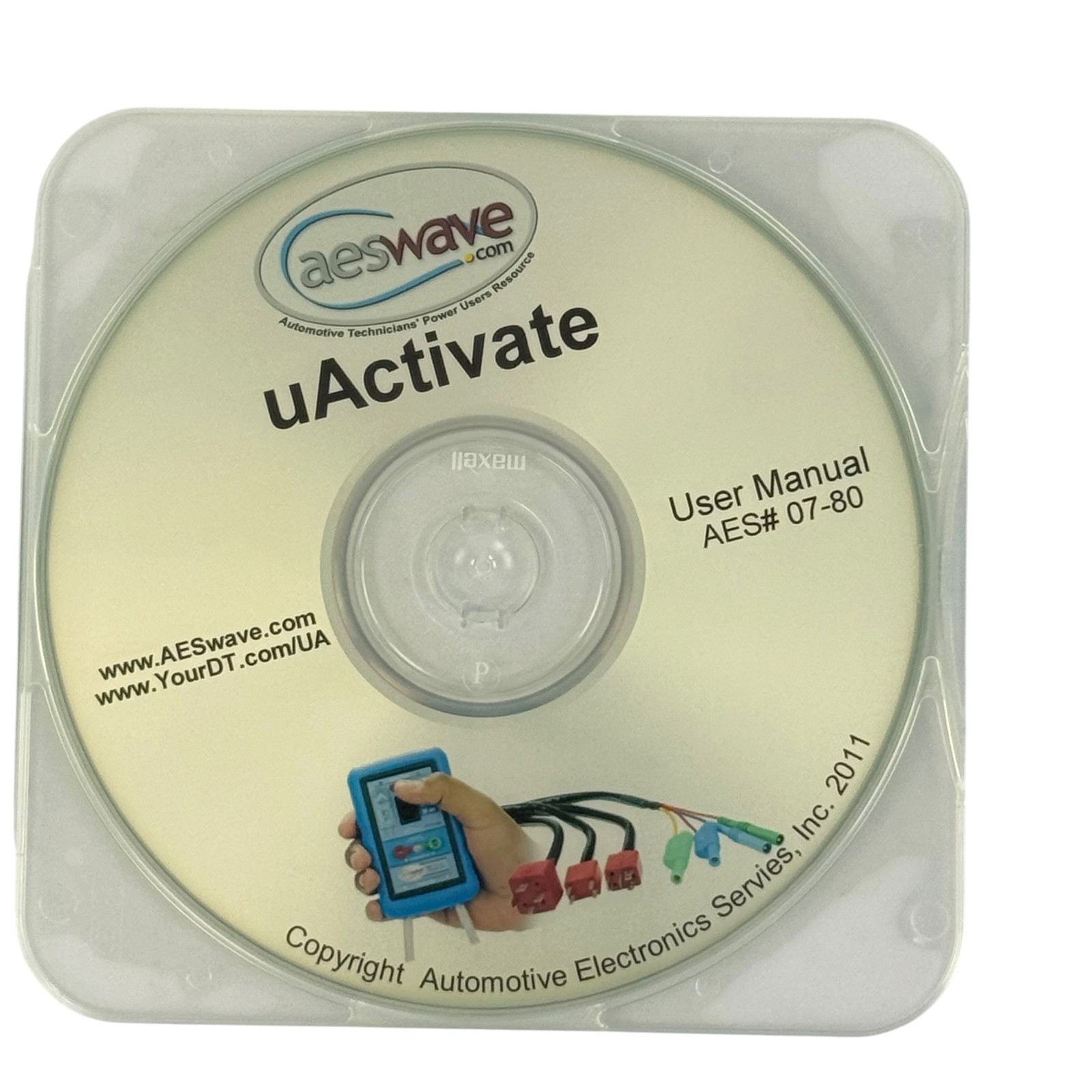 AESwave uActivate User Manual Software CD Disc AES# 07-80 Automotive Diagnostic
