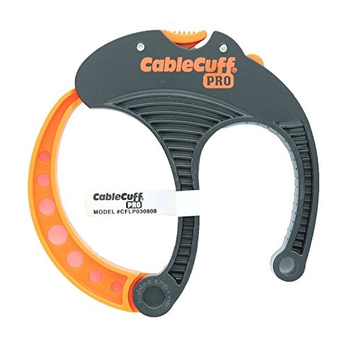 Cable Cuff PRO (4 Pack: 4x Large 3 Inch Diameter) Adjustable, Reusable, Cable