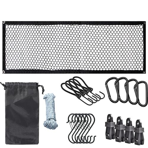 Camping Table Storage Net (43.3"x13.8") – Folding Table Under-Shelf Organizer