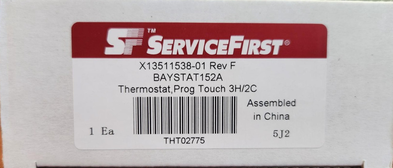 NEW ServiceFirst/TRANE BAYSTAT152A Programmable Thermostat