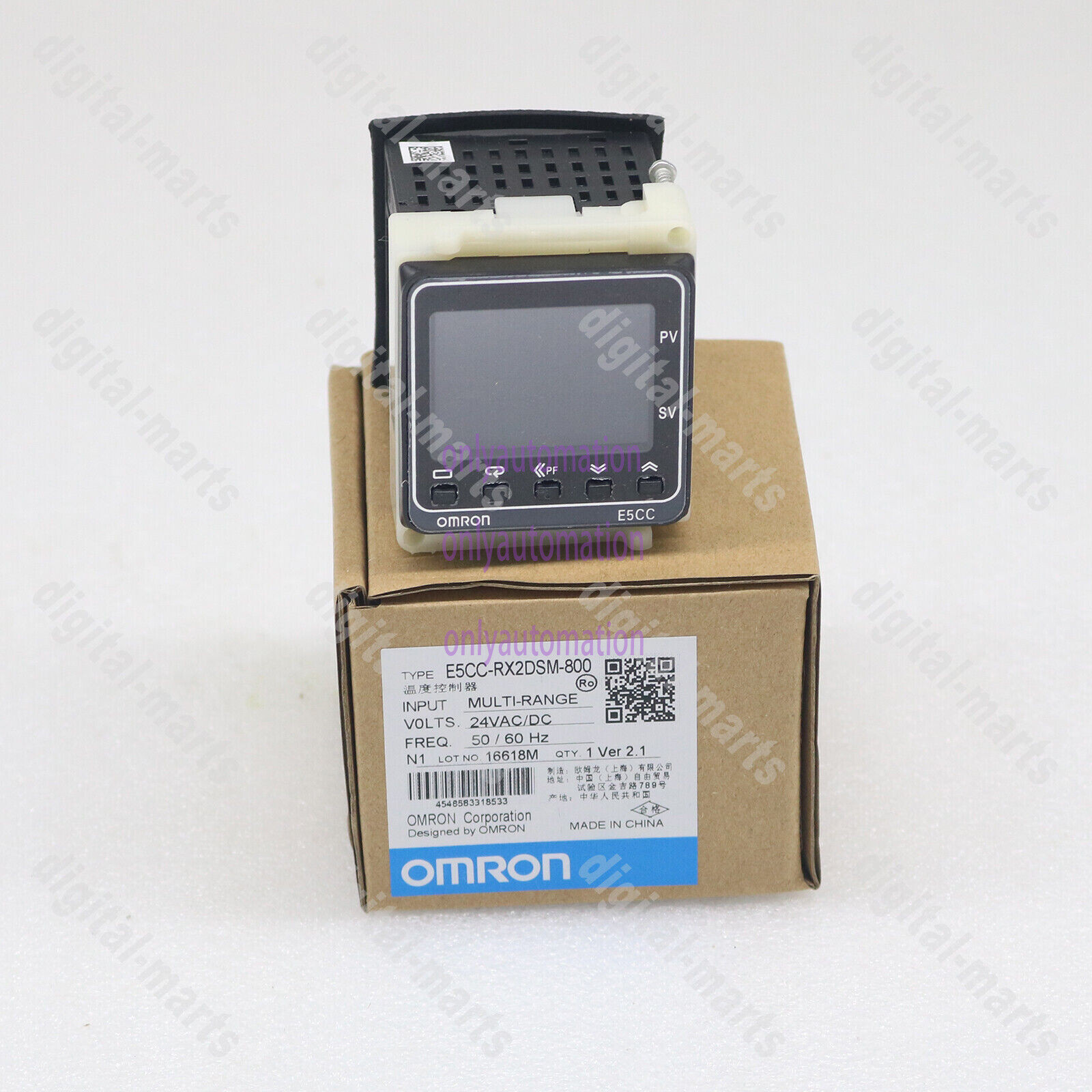 A New Omron Temperature Controller E5CC-RX2DSM-800 Free shipping#LJ~