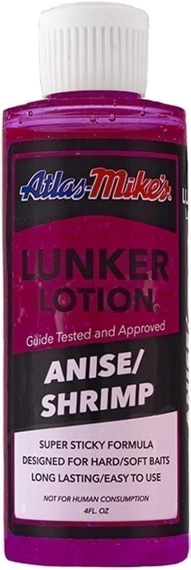 Atlas Mike's Shrimp Lunker Lotion 4oz Fish Attractant Lure Bait Scent