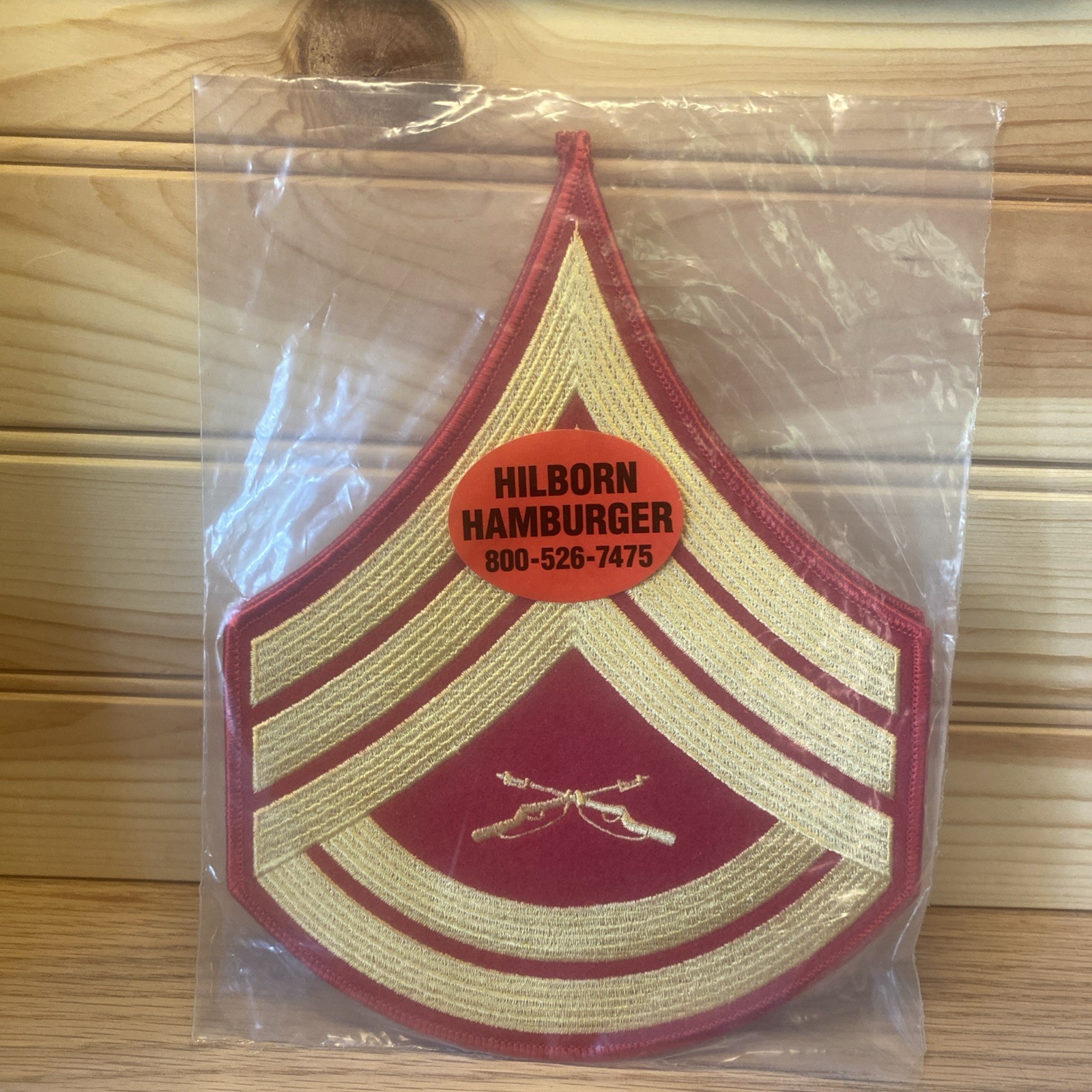 2 Pack USMC Gunnery Sergeant Uniform Patch 6” x 7”