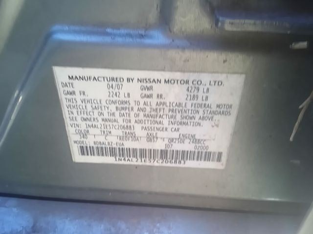 ALTIMA 2007 Fuse Box Cabin 6732