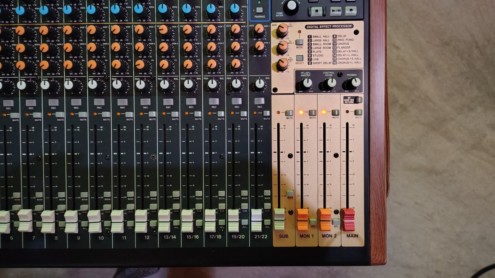 TASCAM Model 24 24-Channel Analog Mixer USB Audio Interface Recorder