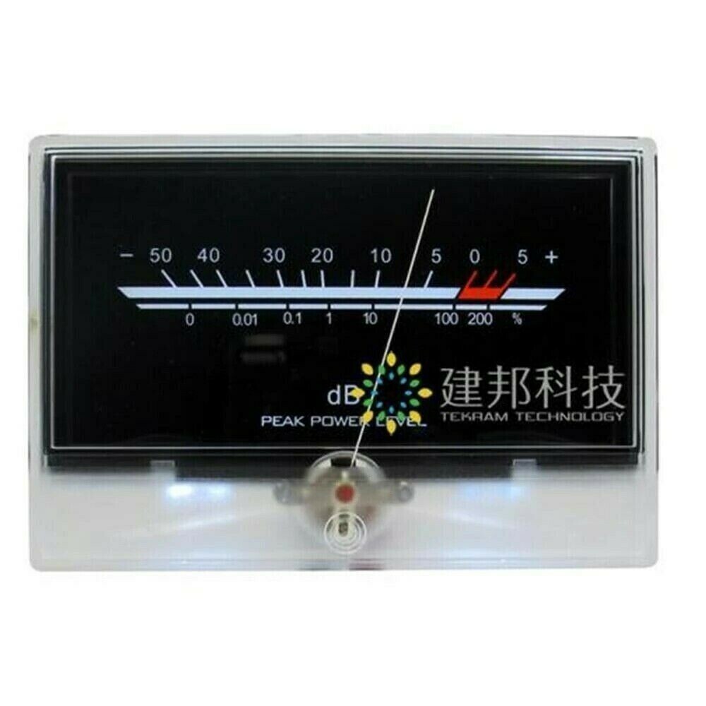 2x P-134 VU Meter Post-Amplifier Audio DB Header Backlight w/ Driver Board