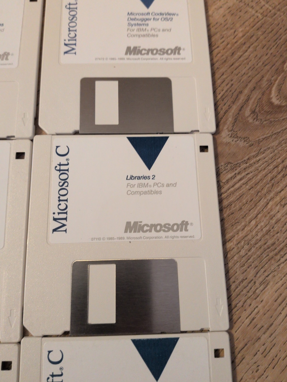 Vintage Software Microsoft C Floppy Disks 12 Total