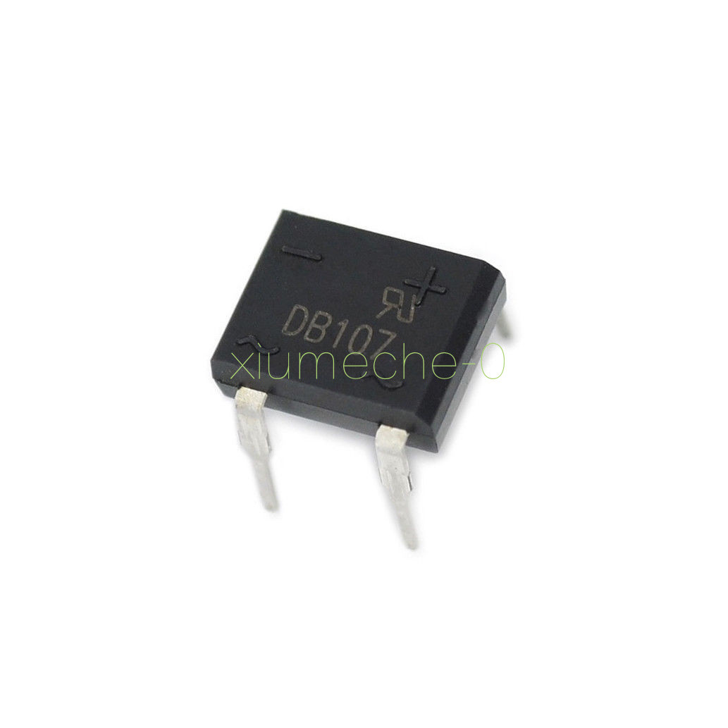 20PCS DB107 DIP4 Single Phase 1A Glass Passivated Bridge Rectifiers Diode