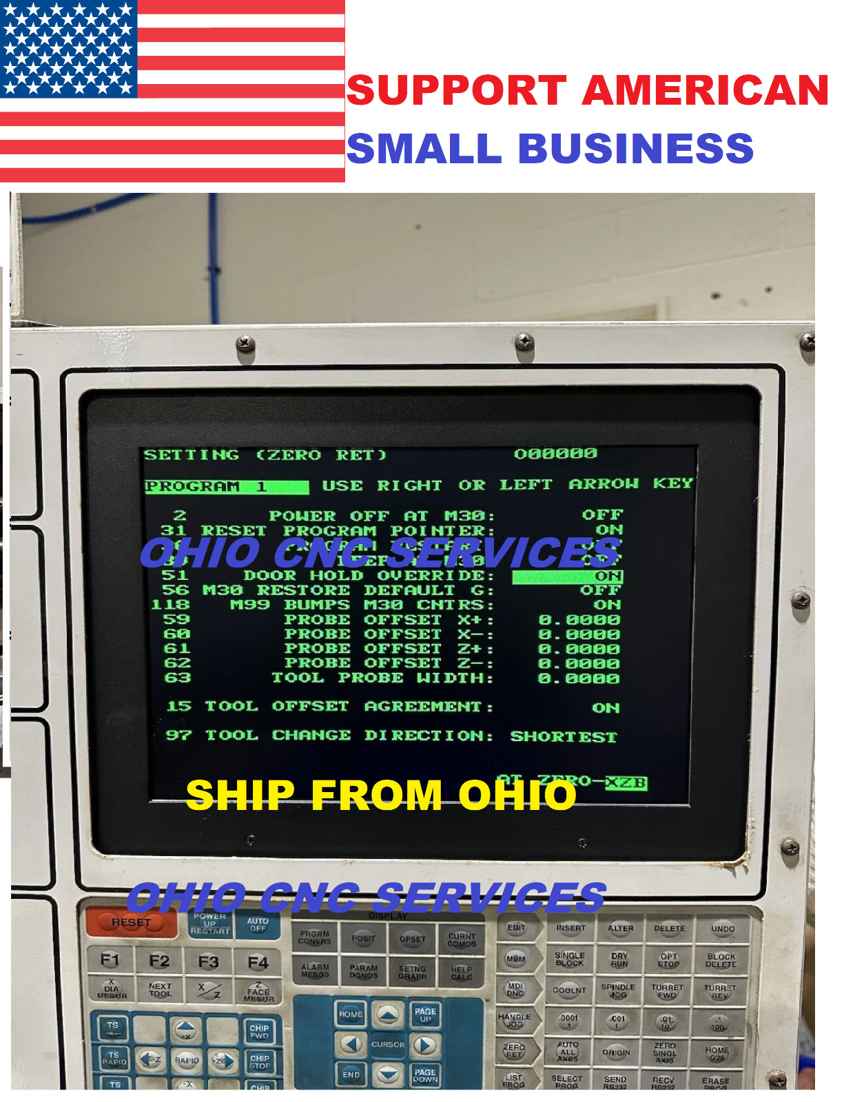 DIRECT REPLACEMEMT LCD DISPLAY FOR HAAS VF1 VF2 VF3 28HM-NM4 PLUG AND PLAY