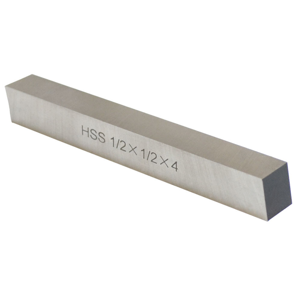HSS Square Lathe Tool Bits Milling Machine Fly Cutter 1/2'' x 1/2'' x 4''