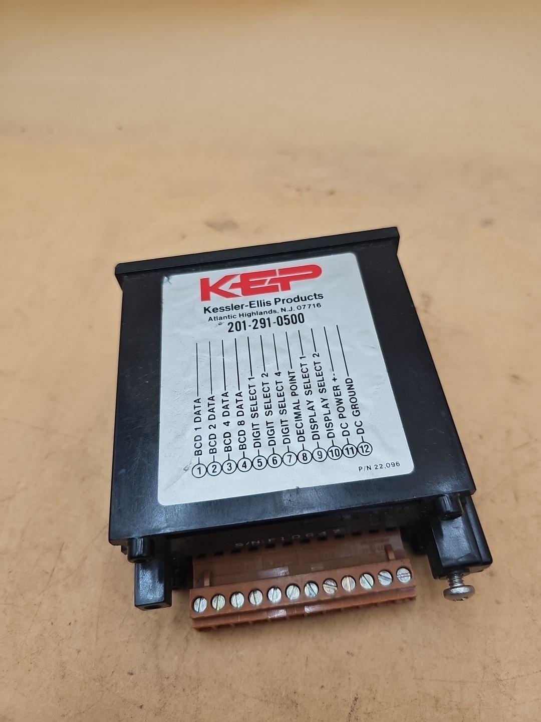 KEP 201-291-0500 Electronic Counter Module. PCA9-2-H-7