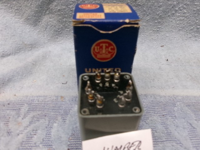 ** RARE - UTC - United Transistor Company - A-18 Transformer in ORIGINAL BOX **
