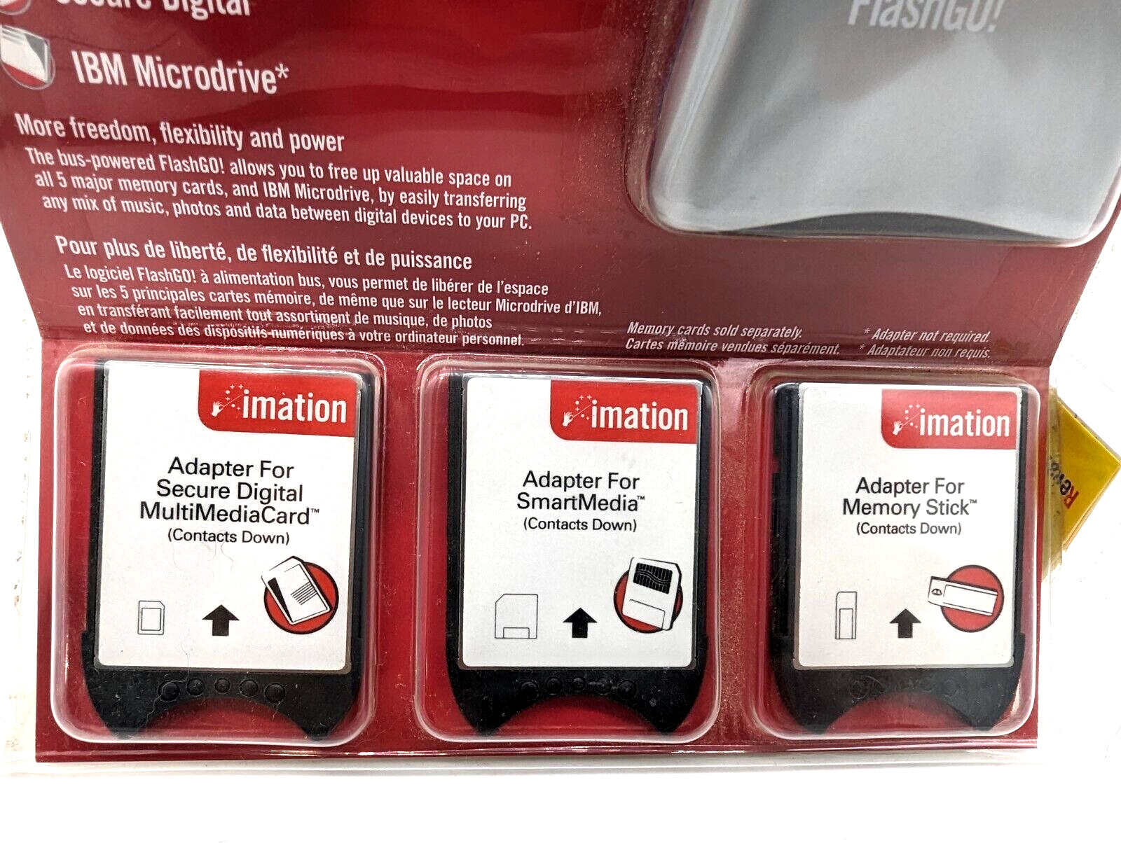 FlashGo Imation USB Flash Memory Card Reader Writer 2001 Sealed New Old Stock