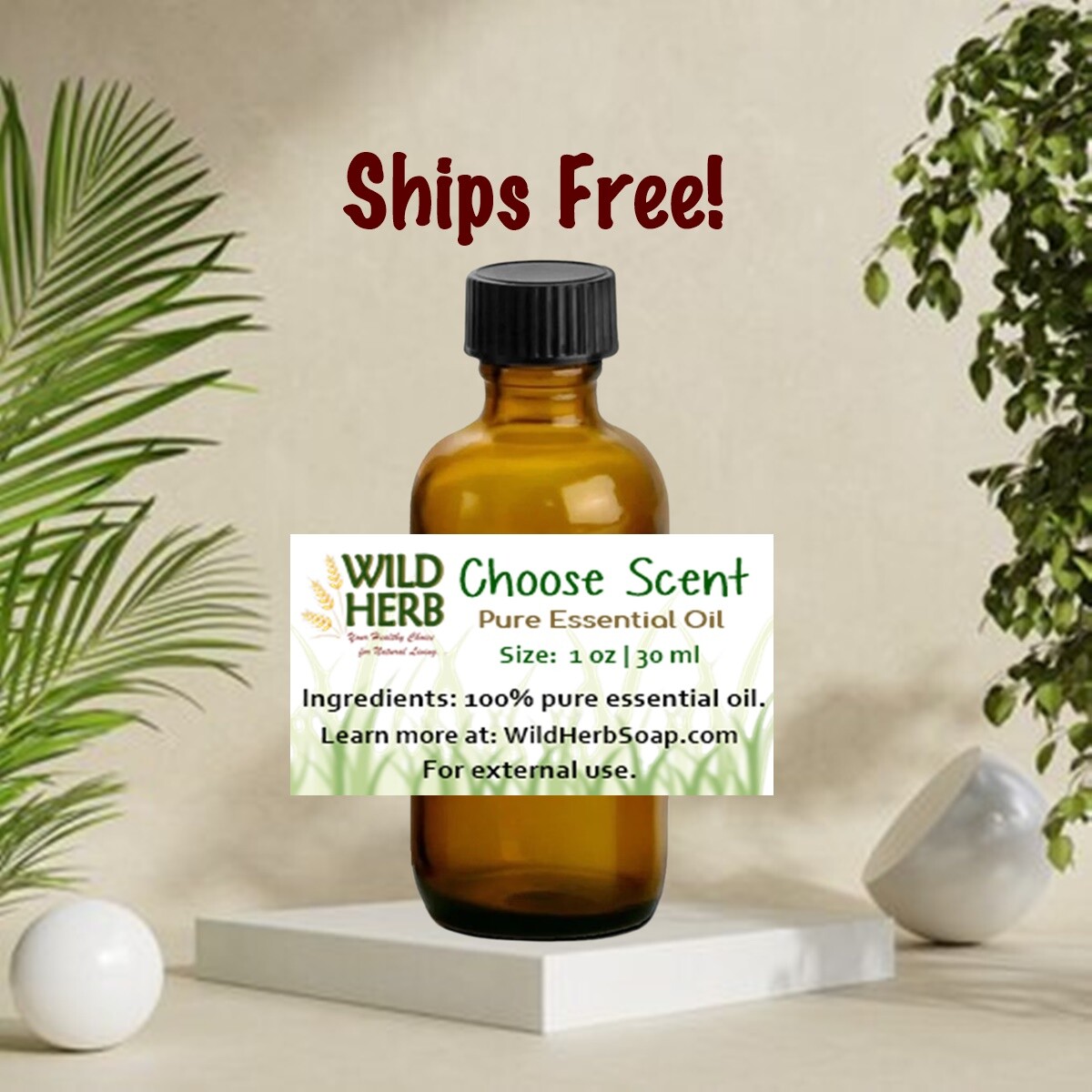 ORGANIC ESSENTIAL OILS: Choose Scent | 1 oz size | USA Seller | Fast Free Ship
