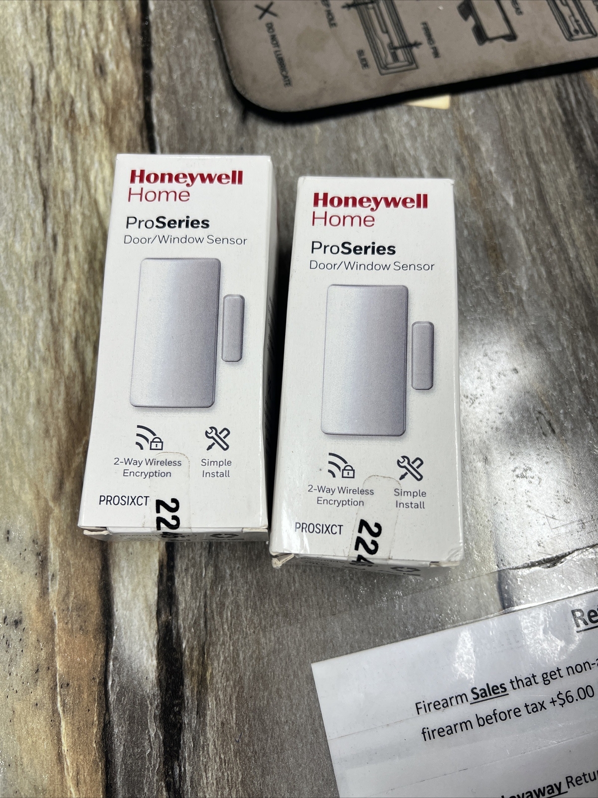 Set of 2 Honeywell 5816WMWH Wireless Door/Window Transmitter w/ Magnet - NEW ~