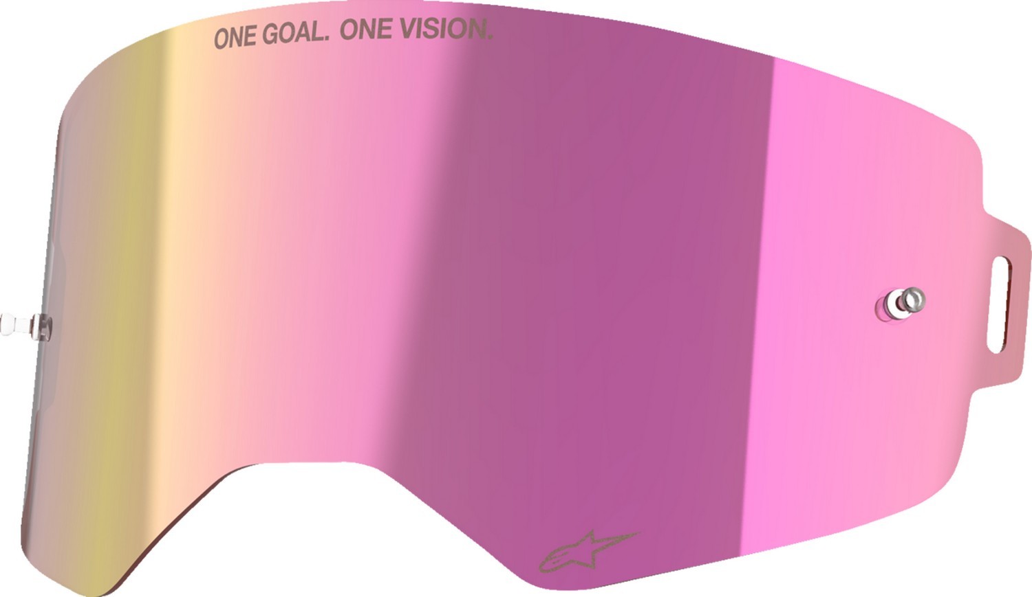 Alpinestars Supertech Goggle Lens Pink Mirror