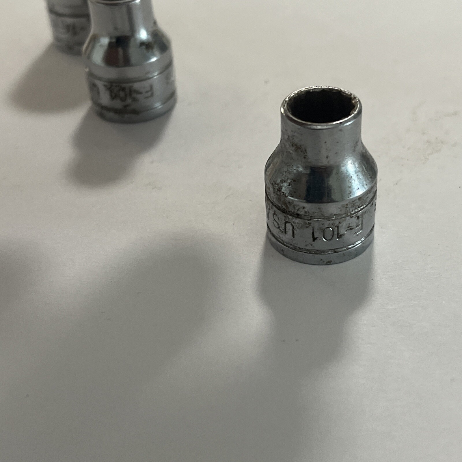 5- Snap-On Sockets 3/8 Drive 12-Point USA