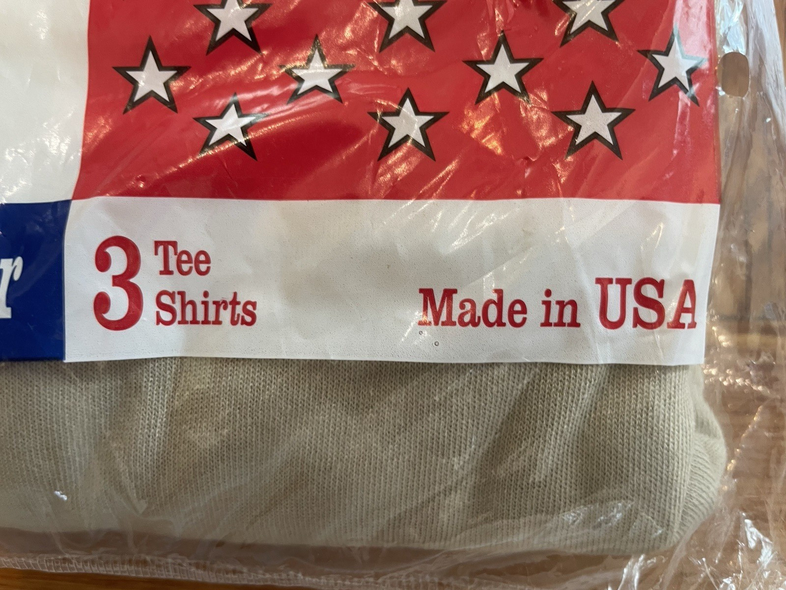 3 Pack DSCP Moisture Wicking Sand Tshirt XS