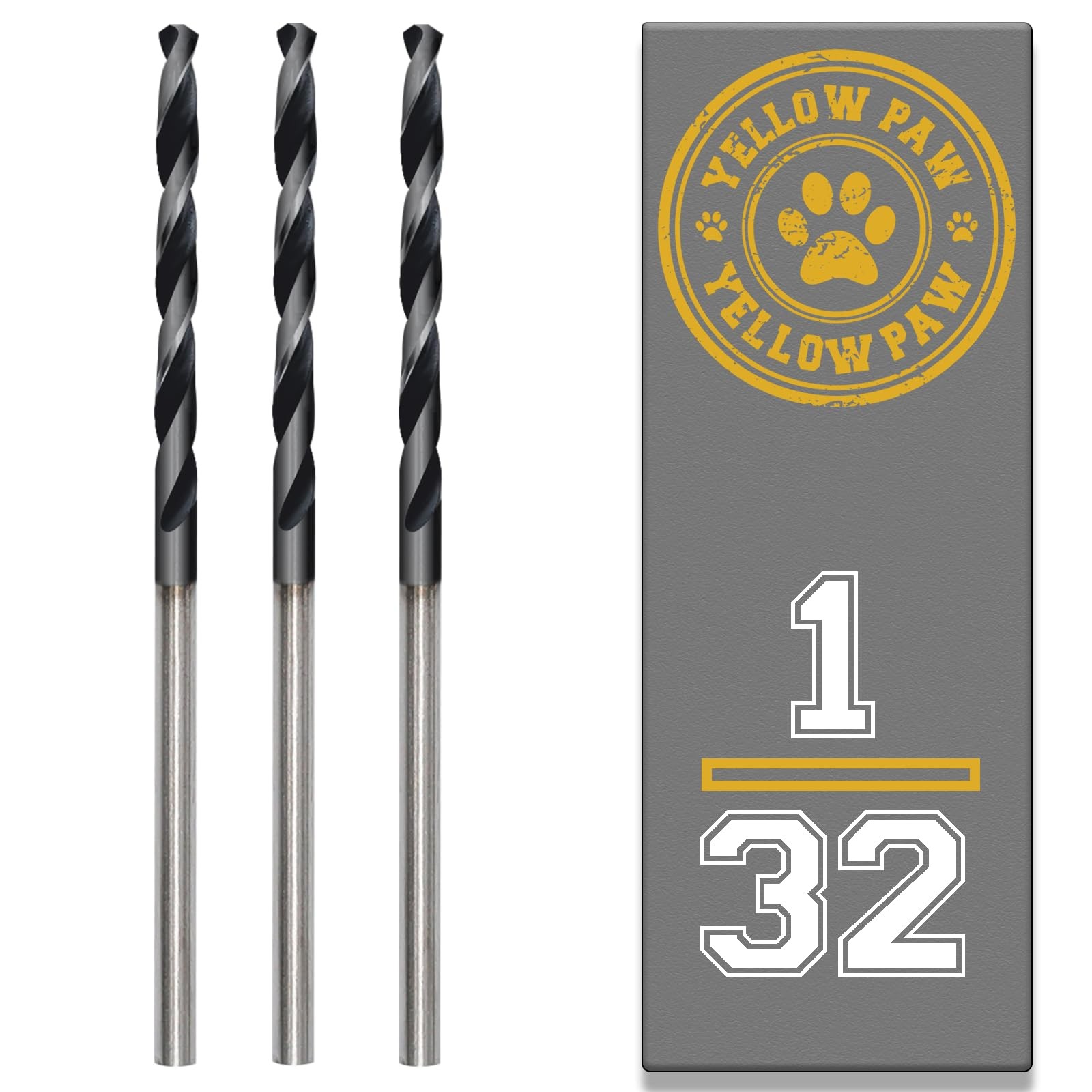 1/32 Inch Drill Bit (3 Pack) Industrial Grade M35 Cobalt Titanium Aluminum Ni...
