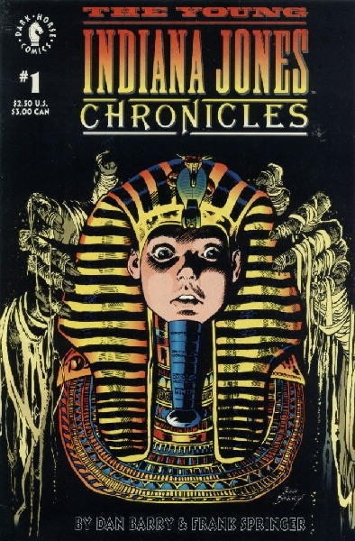 The Young Indiana Jones Chronicles Comic Book #1 Dark Horse 1992 VERY HIGH GRADE