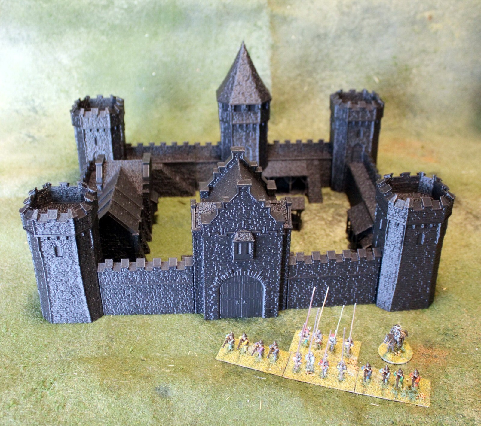 Greendale European Border Fort Modular Castle 15mm Terrain DBM DBA Black Powder