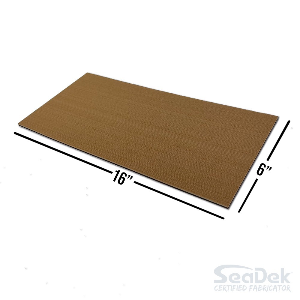 SeaDek Plank Traction Comfort Pad EVA | Boat RV Shop Floor Mat DIY - 16" x 6" TB
