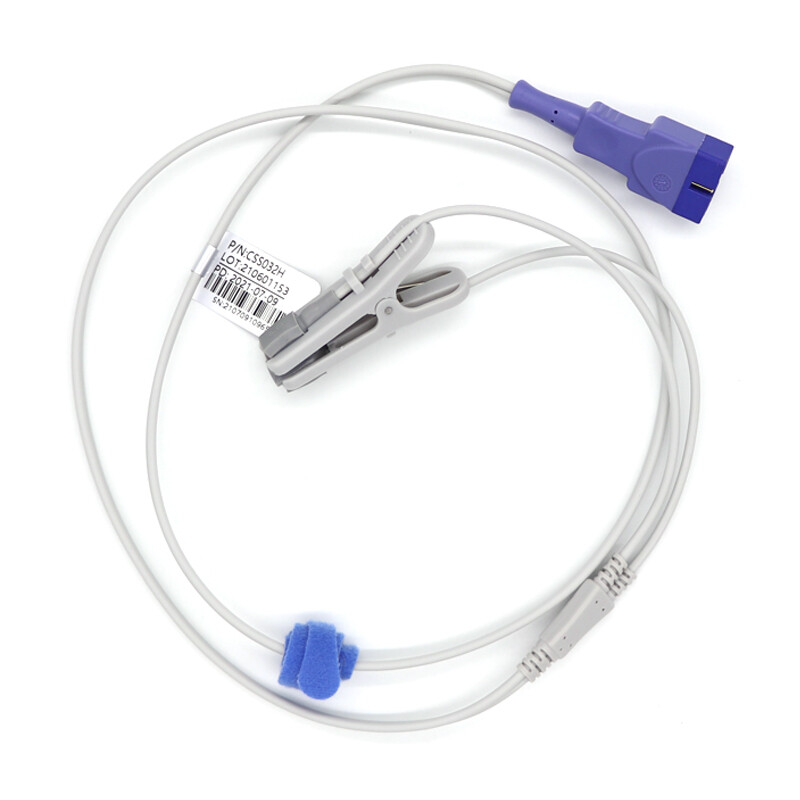 Compatible N-65, N-85, NPB-195 SpO2 Sensor Veterinary/Animal Probe.
