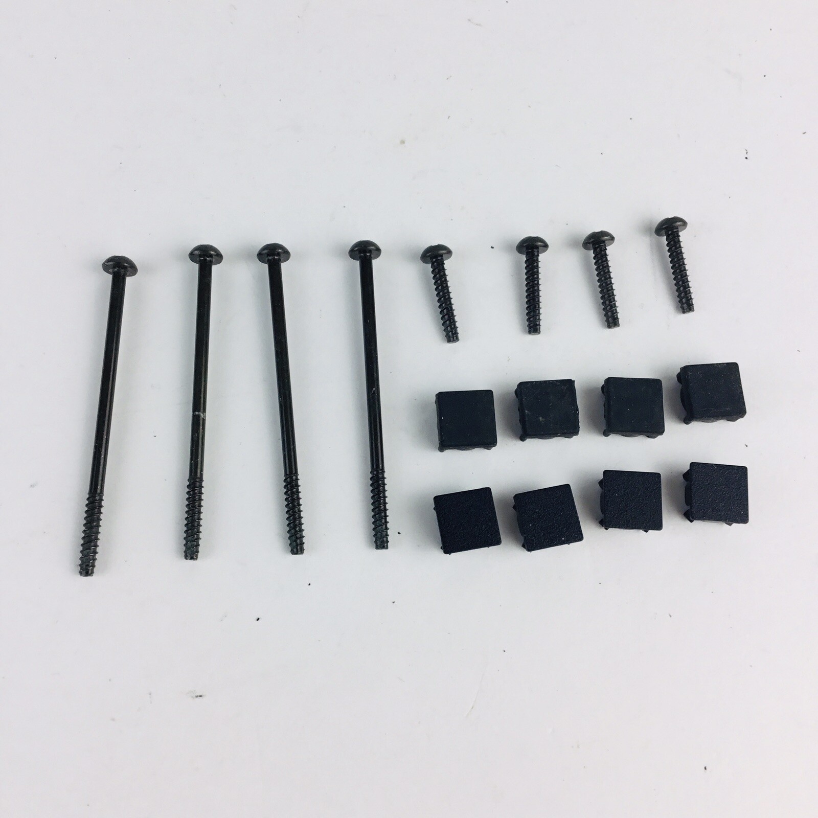 Set of 8 OEM Replacement Fat PlayStation 2 PS2 Screws & Covers + Rubber Feet
