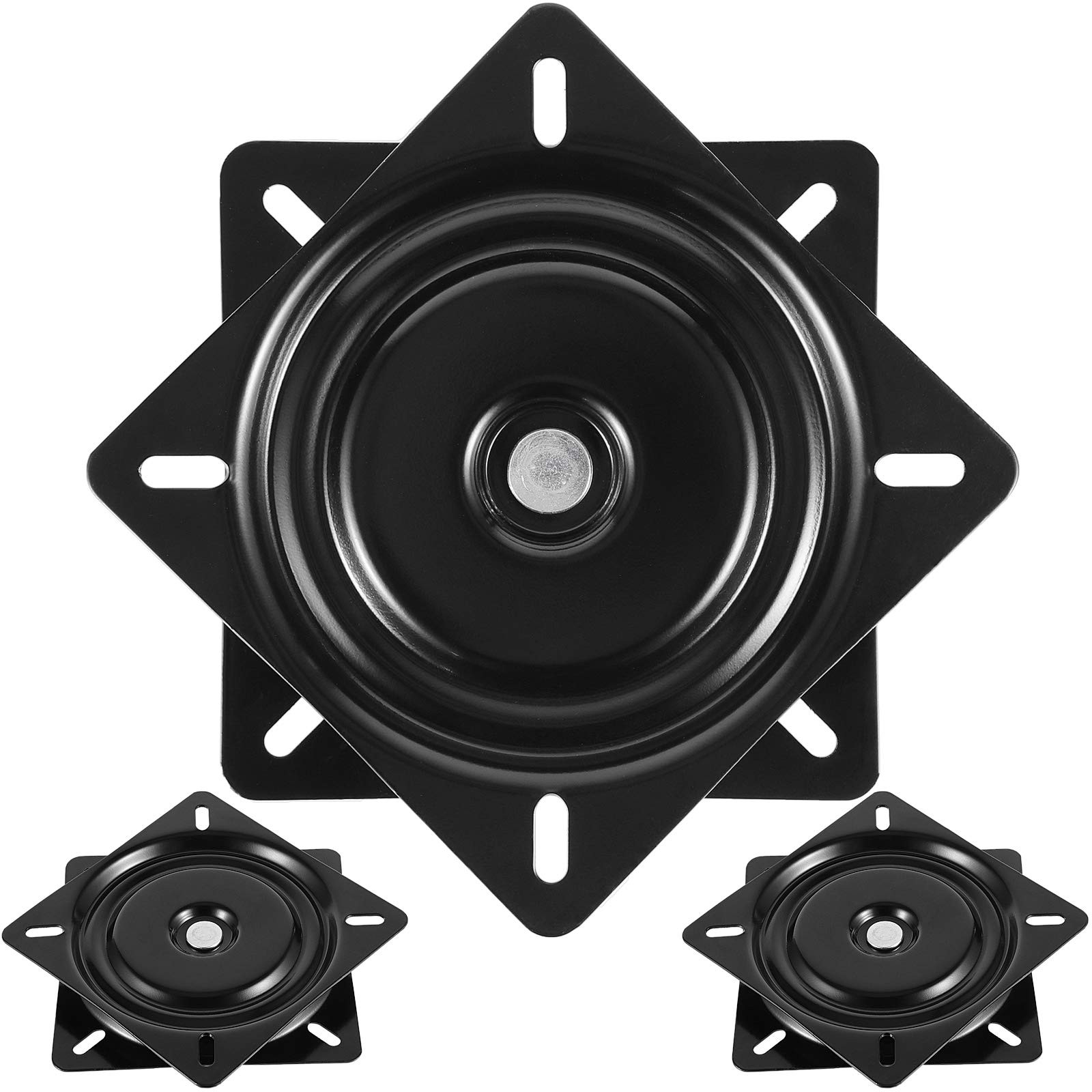 3 PCS 7 Inch Bar Stool Swivel Plate Heavy Duty Replacement Seat Base Mount