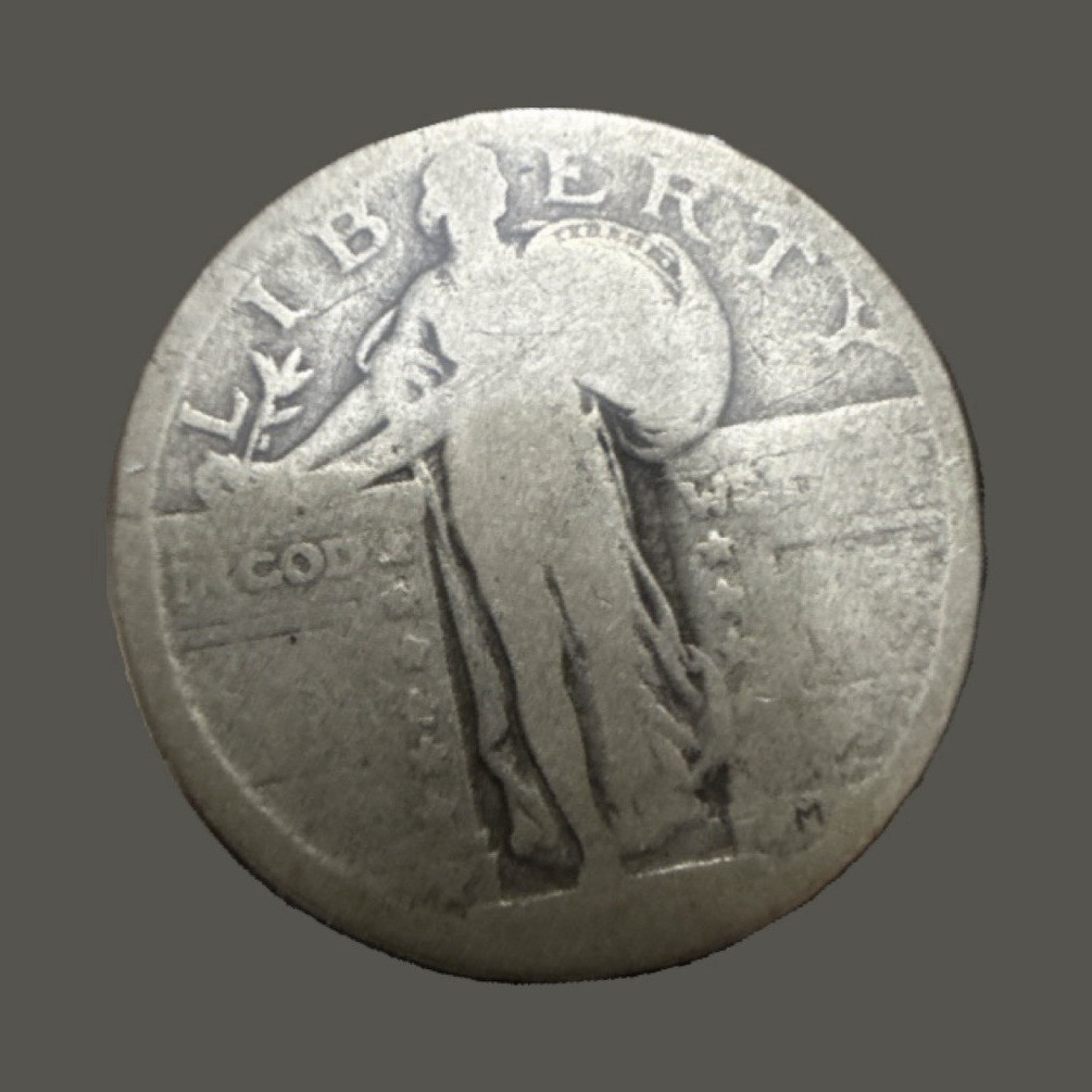1928 Standing Liberty 25C Silver Quarter Business Strike Philadelphia KM#164