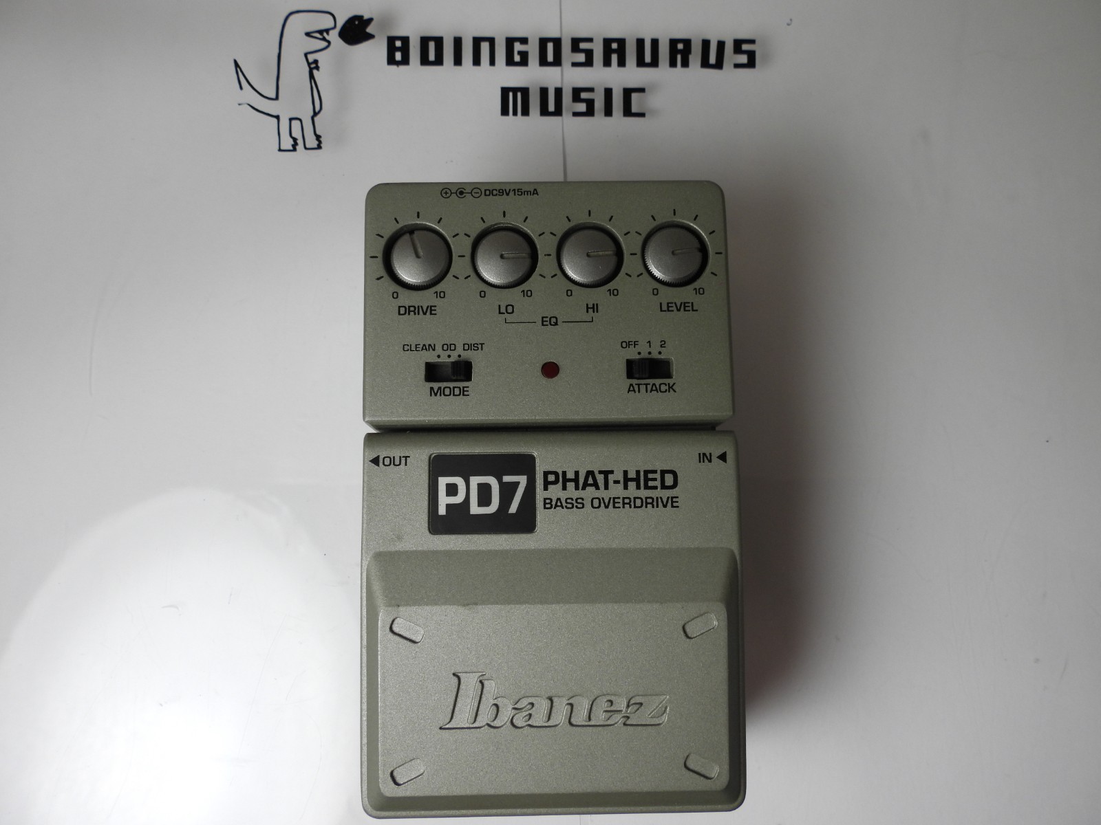 Ibanez PD7 Phat Hed Bass Overdrive Distortion Effects Pedal Free USA Shipping