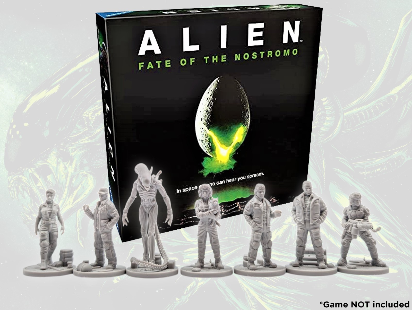 Alien: Fate of the Nostromo Board Game Compatible Upgraded Resin Miniatures