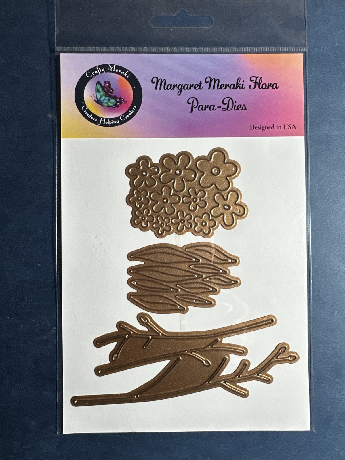 NEW! Crafty Meraki - FLORA PARA-Dies.  Flowers, Leaves & Stems